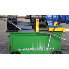 Hydraulic aluminum rod end thread rolling machine